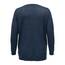 ONLY Damen Caresly L/S Open Knt Cardigan, Maritime Blue/Detail:melange, XL Große Größen EU