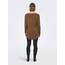 ONLY Damen Onlmila Lacy L/S Long Pullover Knt Noos, Toffee/Detail:w. Melange, XXS