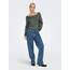 ONLY Damen Onlmila Lacy L/S Long Pullover Knt Noos, Balsam Green/Detail:w. Melange, S