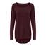 ONLY Damen Onlmila Lacy L/S Long Pullover Knt Noos, Windsor Wine, XXL