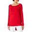 ONLY Damen Onlmila Lacy L/S Long Pullover Knt Noos, Mars Red, XL