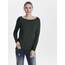 ONLY Damen Onlmila Lacy L/S Long Pullover Knt Noos, Green Gables/Detail:w. Melange, 3XL