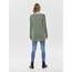 ONLY Damen Onlmila Lacy L/S Long Knt Noos Strickpullover, Chinois Green/Detail:w. Melange, XXS EU