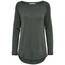 ONLY Damen Onlmila Lacy L/S Long Pullover Knt Noos, Balsam Green/Detail:w. Melange, S