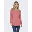 ONLY Female Strickpullover Lang STea Rose