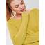 ONLY Damen Onlmila Lacy L/S Long Pullover Knt Noos, Yolk Yellow/Detail:w. Melange, XXS