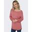 ONLY Damen Onlmila Lacy L/S Long Knt Noos Strickpullover, Tea Rose, 3XL EU
