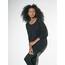 ONLY Damen Onlmila Lacy L/S Long Knt Pullover, Schwarz, S EU