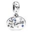 Feitery Christmas Familie Charms Kompatibilität für Pandora Armband Bead Charm für Damen Weihnachtszeit