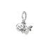 Feitery Glow-in-the-dark Firefly Hundepfote Glühwürmche Charms Reisen Kompatibilität für Pandora Armband Herz Anhänger Meerestiere Sommer-Schmuck