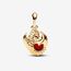 Feitery Adventskalender 2023 Charms Kompatibilität für Pandora Armband Bead Charm für Damen Weihnachtszeit (Drachenfeuer Charm-Anhänger)