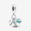 Feitery Ein Satz von drei(Schildkröten Muscheln Meerjungfrauen) Hundepfote Glühwürmche Charms Reisen Kompatibilität für Pandora Armband Herz Anhänger Meerestiere Sommer-Schmuck