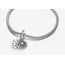 Feitery Christmas Schneeflocken Charms Kompatibilität für Pandora Armband Bead Charm für Damen Weihnachtszeit