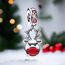 Feitery Christmas Charms Christmas Mouse and Reindeer Charm Set Kompatibilität für Pandora Armband Bead Charm für Damen Weihnachtszeit