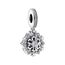Feitery Christmas Schneeflocken Charms Kompatibilität für Pandora Armband Bead Charm für Damen Weihnachtszeit