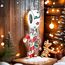 Feitery Christmas Lebkuchenmann Charms Kompatibilität für Pandora Armband Bead Charm für Damen Weihnachtszeit
