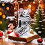 Feitery Christmas Festliche Maus & Strumpf Charms Kompatibilität für Pandora Armband Bead Charm für Damen Weihnachtszeit