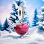 Feitery Christmas Rosa Herzen Charms Kompatibilität für Pandora Armband Bead Charm für Damen Weihnachtszeit