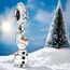 Feitery Adventskalender 2023 Charms Armband Bead Charm für Damen Weihnachtszeit (Yeti)