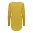 ONLY Damen Onlmila Lacy L/S Long Pullover Knt Noos, Yolk Yellow/Detail:w. Melange, 3XL