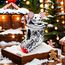 Feitery Christmas Festliche Maus & Strumpf Charms Kompatibilität für Pandora Armband Bead Charm für Damen Weihnachtszeit