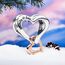 Feitery Christmas Family is Love Charms Kompatibilität für Pandora Armband Bead Charm für Damen Weihnachtszeit