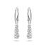 Swarovski Stilla Attract Trilogy Ohrringe, Weiss, Rhodiniert