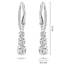 Swarovski Stilla Attract Trilogy Ohrringe, Weiss, Rhodiniert
