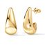 DOCHAIS Ohrringe Gold Damen | 14K Vergoldete Huggie Creolen 925 Sterling Silber Stecker, Hypoallergene Tropfen Ohrringe, Wasserfeste Klein Offen Creolen Gold Statement Schmuck Geschenke Frauen