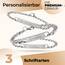 Gravurtastisch Armbander mit Gravur | Personalisiertes Armband für Paare | Armband mit Gravur | Pärchenarmband | Namensarmband | Silberarmband für Herren & Damen