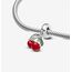 Feitery Kirsche Charms Kompatibilität für Pandora Armband Herz Bead Wildtiere Charms für Damen Anhänger Meerestiere