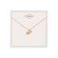 Fossil Halskette für Frauen, Rose-Gold-Ton Edelstahl Halskette, Länge 40cm