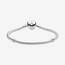 PANDORA Moments Schlangen-Gliederarmband mit Herz-Verschluss aus Sterling-Silber, kompatibel mit Charms und Anhängern aus der Moments Kollektion, Größe: 23cm