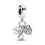 PANDORA Family Infinity Triple Charm-Anhänger aus Sterling Silber mit Zirkonia - Kompatibel mit PANDORA Moments Armbänder