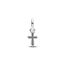 PANDORA ME Funkelndes Kreuz Mini-Charm-Anhänger aus Sterling Silber mit Cubik Zirkonia, Kompatibel ME und Moments Armbändern, 793044C01
