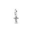 PANDORA ME Funkelndes Kreuz Mini-Charm-Anhänger aus Sterling Silber mit Cubik Zirkonia, Kompatibel ME und Moments Armbändern, 793044C01