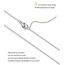 OSTAN Silberkette Damen Ohne Anhänger 925 Silber kette Panzerkette Halskette Sterlingsilber Vergoldet Breite 1,4mm Verlängerte kette Damen 40cm 45cm Wasserdichte Feine