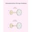Limerencia Medizinische Titan Ohrringe, G23 Hypoallergen Gesundheitsstecker Ohrstecker mit Schraubverschluss, Nickelfreie Ohrringe für Damen, Mädchen und Kinder(White Opal)