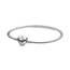 PANDORA Moments Herzverschluss Armreif aus Sterlingsilber aus der PANDORA Moments Kollektion, Größe: 15, 596268-15