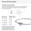 PANDORA Moments Herzverschluss Armreif aus Sterlingsilber aus der PANDORA Moments Kollektion, Größe: 15, 596268-15