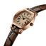 LN LENQIN Uhr Damen Armbanduhr Damen Uhr mit Großen Ziffern Analog Quarzuhr für Frauen mit Lederband