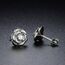 JeweBella Klein Rosen Ohrstecker Silber 925 Ohrringe für Damen Mädchen Hypoallergen Kleine Rose Blumen Ohrstecker mit 5A+Zirkonia Helix Knorpel Ohrringe Silber/Gold/Rose Gold/Schwarz Geschenke