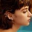 YADOCA 4 Paare G23 Titanium Ohrstecker Hypoallergen für Damen Herren Mädchen Schwarz Ohrstecker Runde Scheibe Ohrringe für Empfindliche Ohren 2/3/4/5mm
