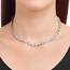 Swarovski Una Angelic Halskette, Rund, Weiss, Rhodiniert