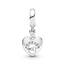 PANDORA People Freunde für Immer Herz Charm-Anhänger aus Sterling Silber/Größe: 1,4cm