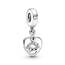 PANDORA People Freunde für Immer Herz Charm-Anhänger aus Sterling Silber/Größe: 1,4cm