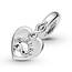 PANDORA People Freunde für Immer Herz Charm-Anhänger aus Sterling Silber/Größe: 1,4cm