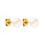 Purelei Pearl Ohrringe (Gold) – Damenohrringe aus langlebigem Edelstahl – Wasserfeste Ohrringe Damen – 1,56 cm Durchmesser – Modeschmuck für deinen individuellen Look