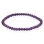 Lebensquelle Plus Mini Kugelarmband | 4mm | Hochwertiges Edelsteinarmband (Amethyst)