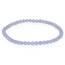 Lebensquelle Plus Mini Kugelarmband | 4mm | Hochwertiges Edelsteinarmband (Chalcedon, blau)